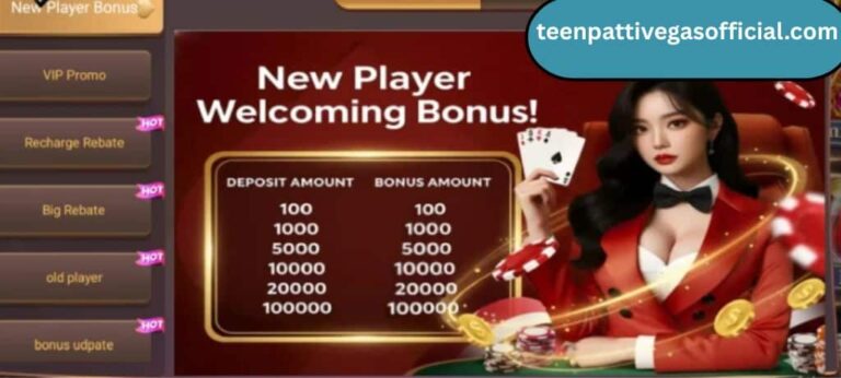 3 Patti vegas Welcome Bonus